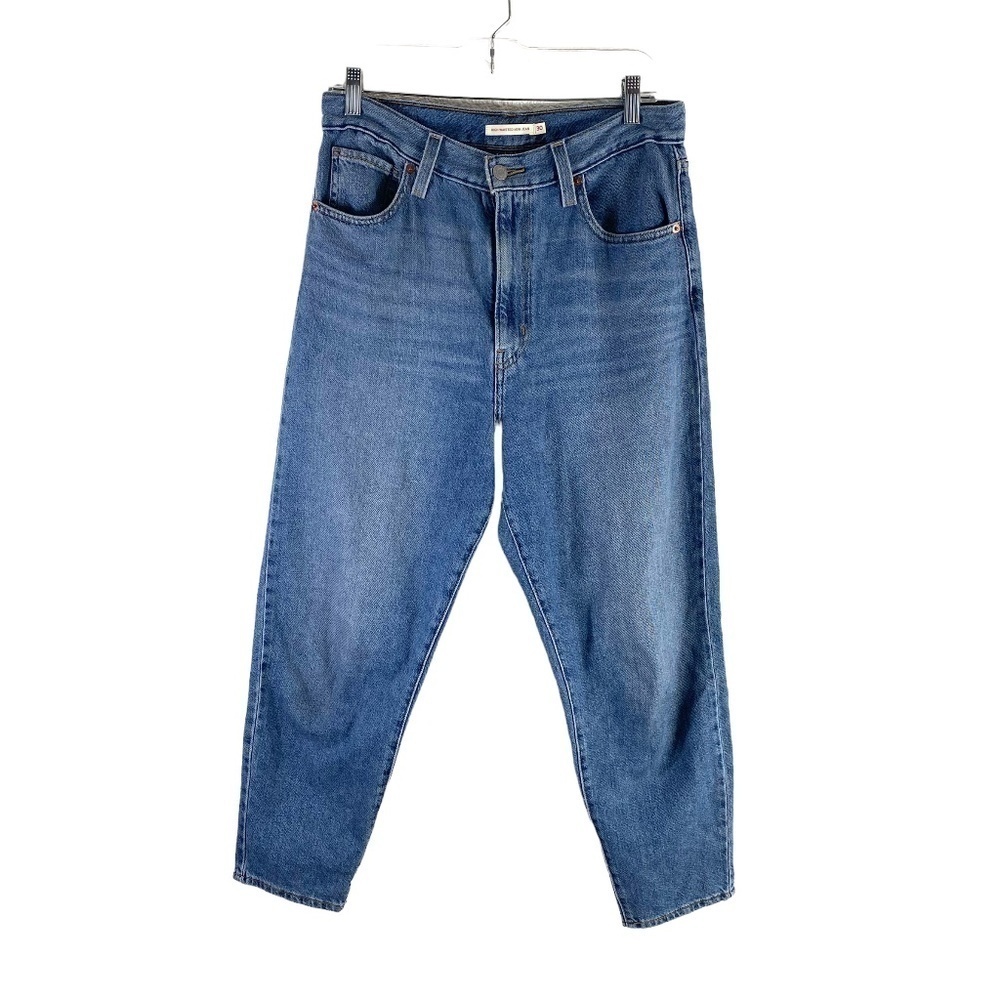 Levi's High Waisted Tapered Mom Jeans SZ 30